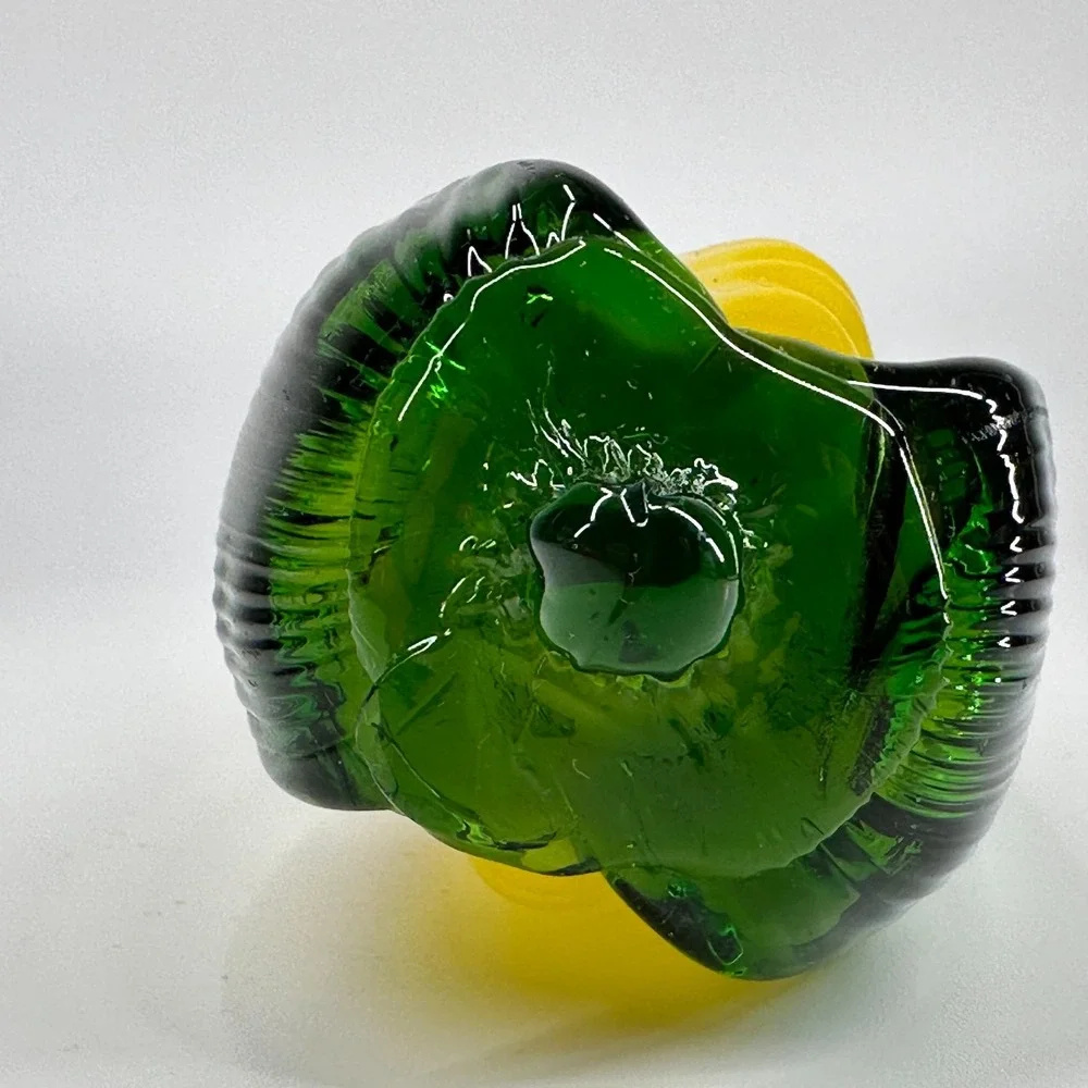Blenko Hand Blown Glass Grapes Corn Egg Plant Carrot MCM Vintage Art Glass Lot 4